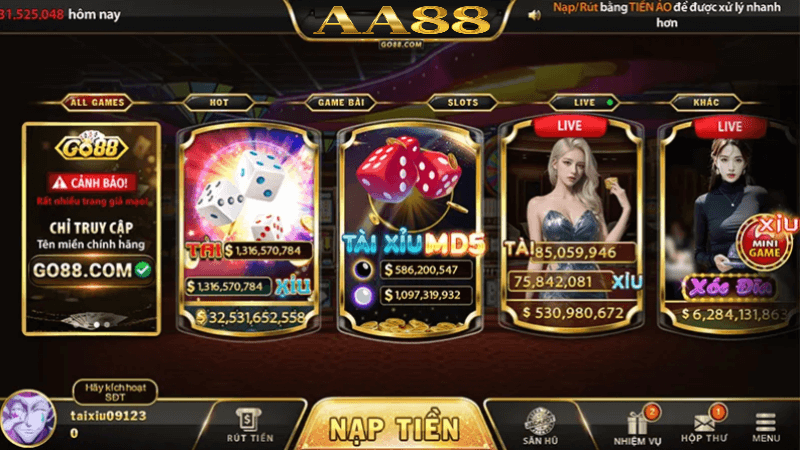 Game tài xỉu online aa88