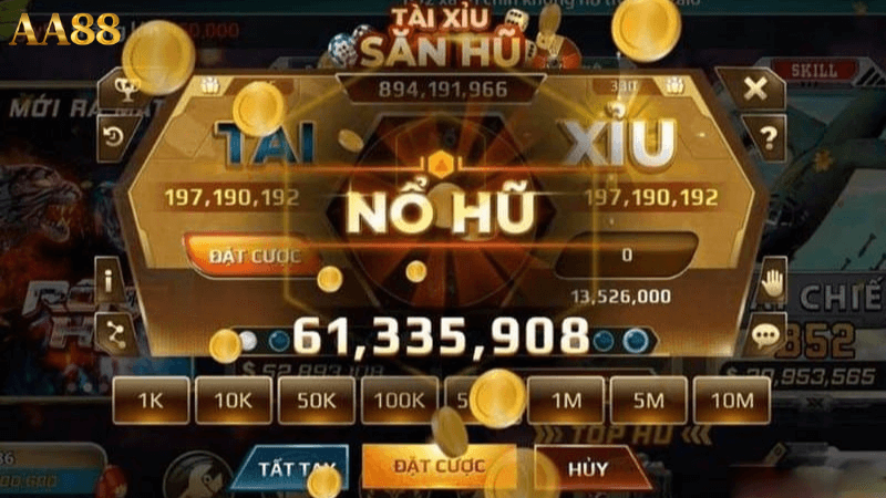 Tìm hiểu chi tiết về tài xỉu nổ hũ tại aa88